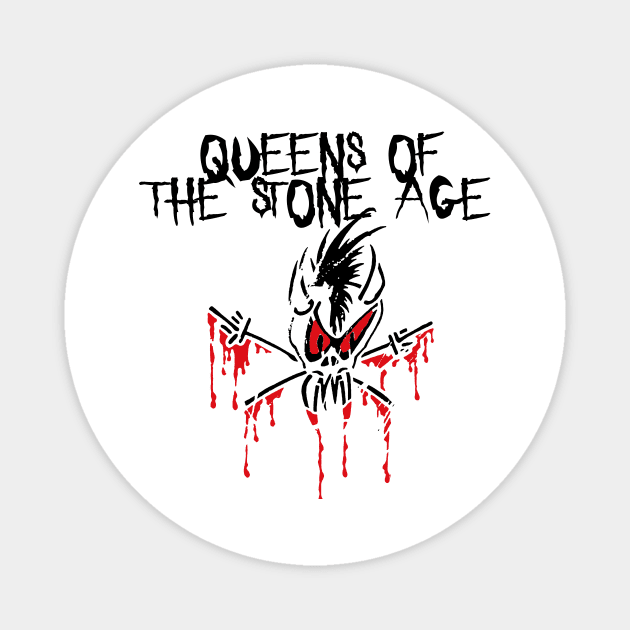 qotsa headbang Magnet by potato cast